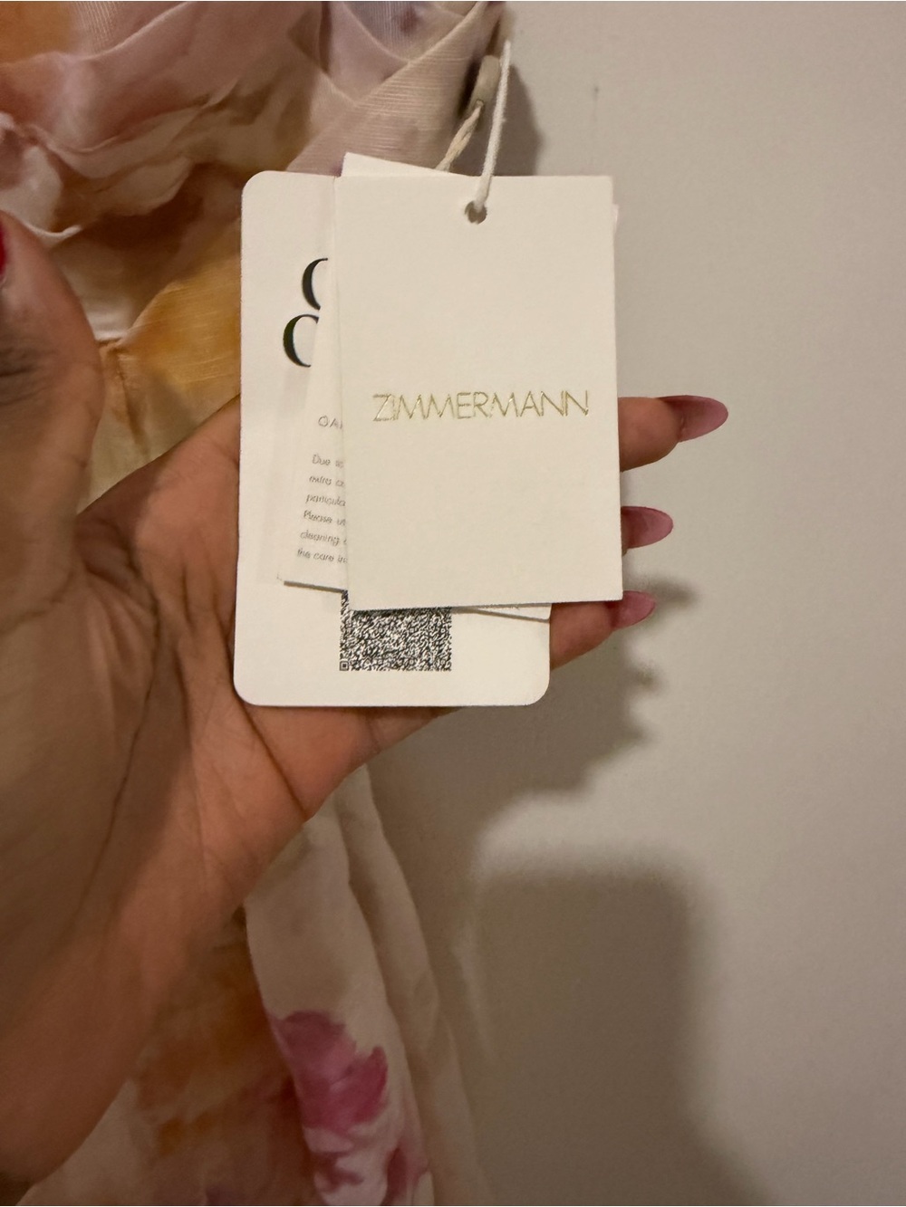 Zimmermann Crush twist front mini dress - Picture 6 of 8